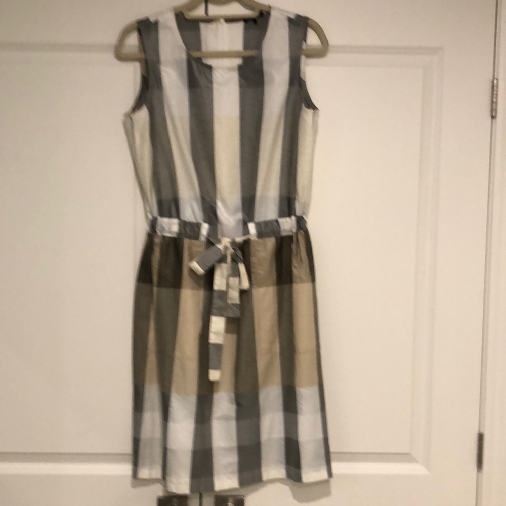 Hauber Sweden Sleeveless Plaid Dress